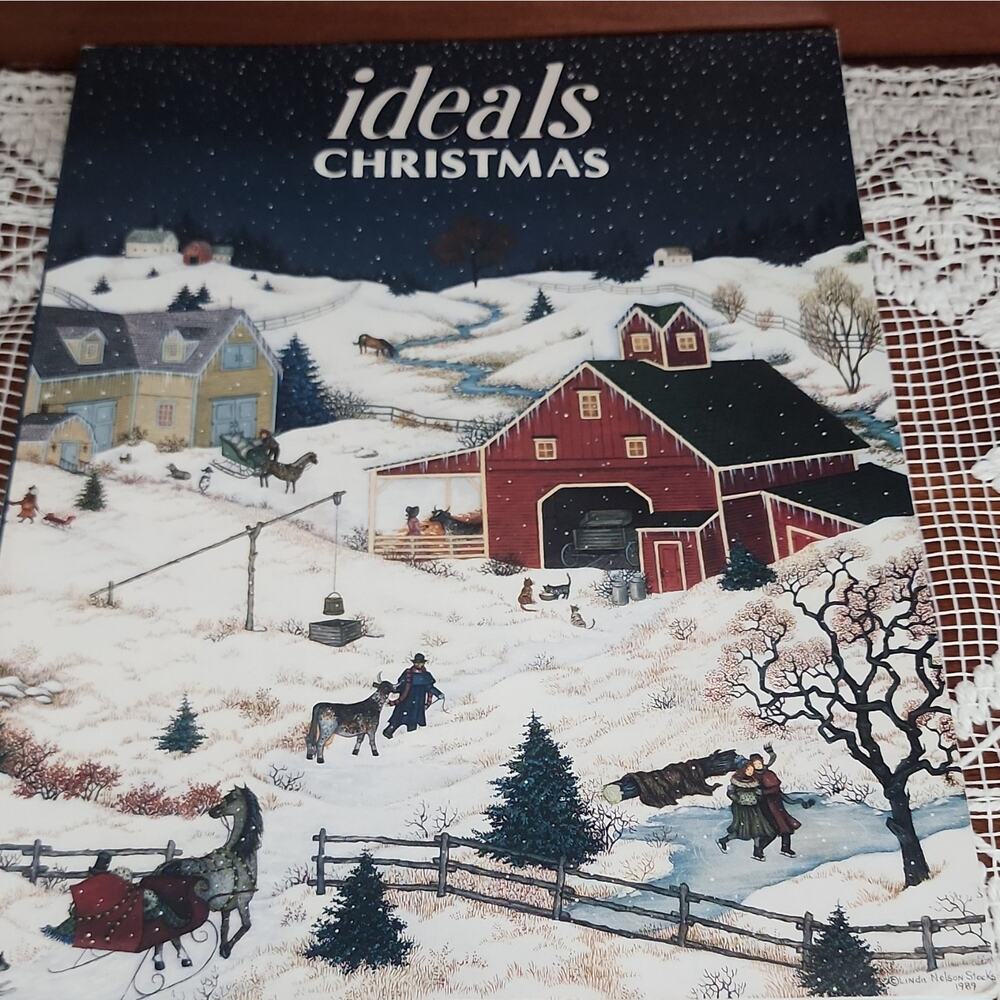 Ideals Christmas Illustrated Magazine Volume 47 Issue No. 8 Christmas Topic